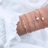 bohemian pearl bracelet