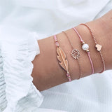 bohemian pearl bracelet