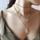 Retro Classic Pendant Necklace