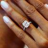 large Cubic Zirconia ring